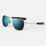   AVIATOR 58 mm Matt Króm, Skytec Polarizált Cobalt, Bayonett